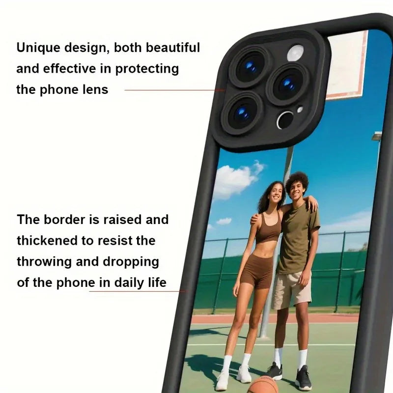 DIY Customized Photo Phone Soft Case For iPhone 16 15 14 13 12 11 Pro Max 17Air SE 2020 2022 X XS XR 7 8 Plus Protective Cover