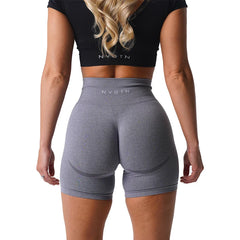 Seamless Shorts for Women Push Up Booty Workout Shorts Fitness Sports Short