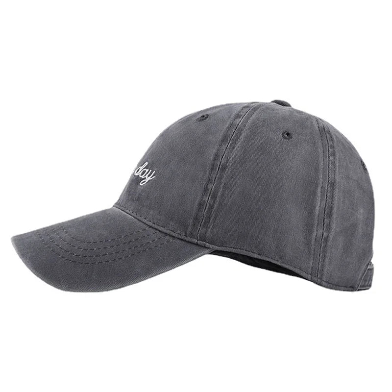 Bad Hair Day Washed Black Baseball Cap female male Snapback Hat