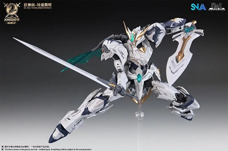 HG 1/144 SNAA SC-002 Titan Greatsword Tristan Assembly Model Kit SC-009 Divine Invoker Percival The Round Table Knights Figure