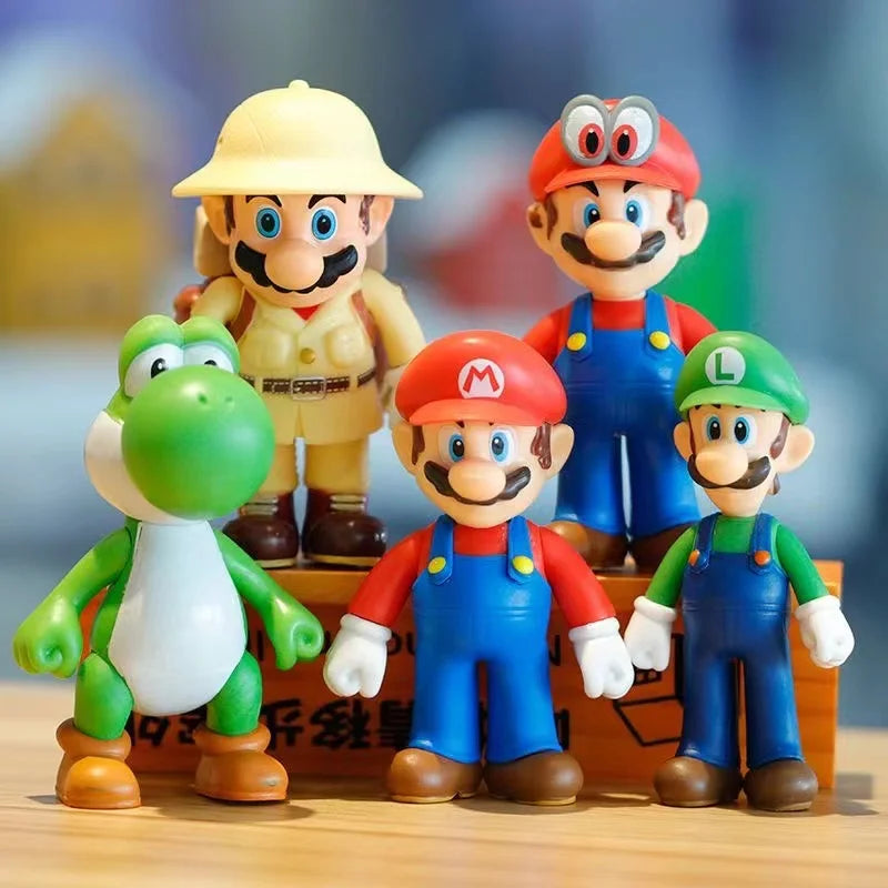 New Anime  Large Size  Bowser Figures PVC  Bros Hat Can Take Off Toy model For kids