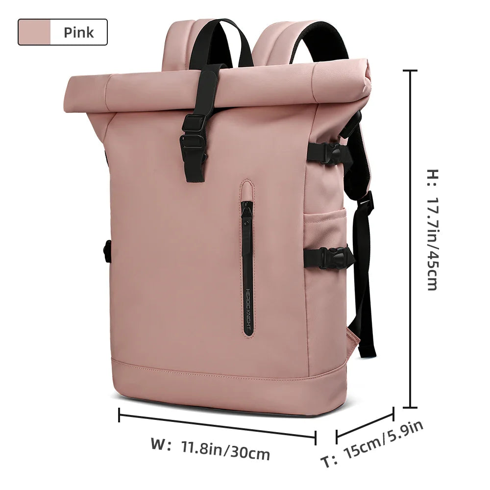 HK Large 15.6 Inch Laptop Backpack Men Anti-Theft Travel Backpack for Business University Bicycle School Backpack With USB Port