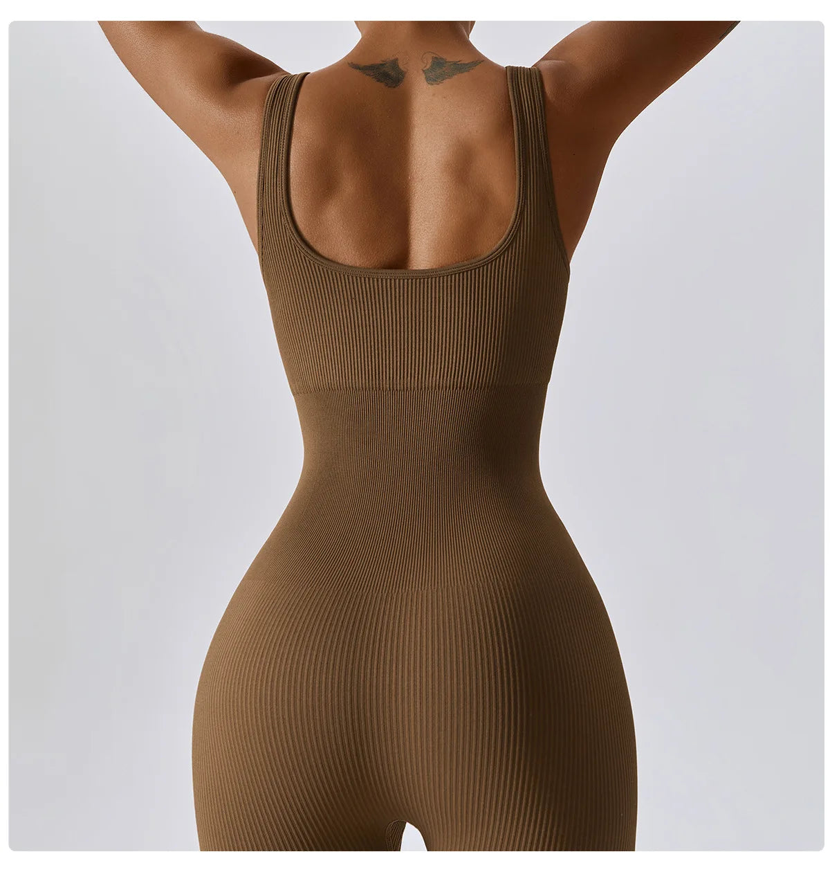 Women's Yoga One Piece Tracksuit Jumpsuit Seamless Sportswear Yoga Suit Gym