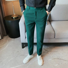 Men's Suit Trousers Spring And Summer Business Casual Pants Men's Fashion