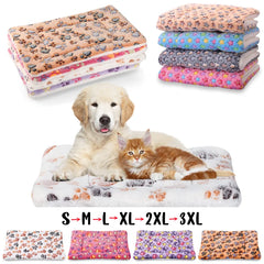 Large Size Flannel Dog Bed Thicken Cat Bed Sleeping Mat Dog Mat Blanket For Puppy