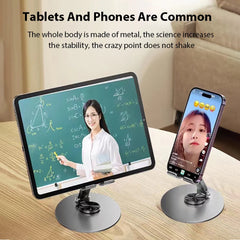 Metal Mobile Phone Tablet Holder 360 Rotation Foldable Portable Universal Support