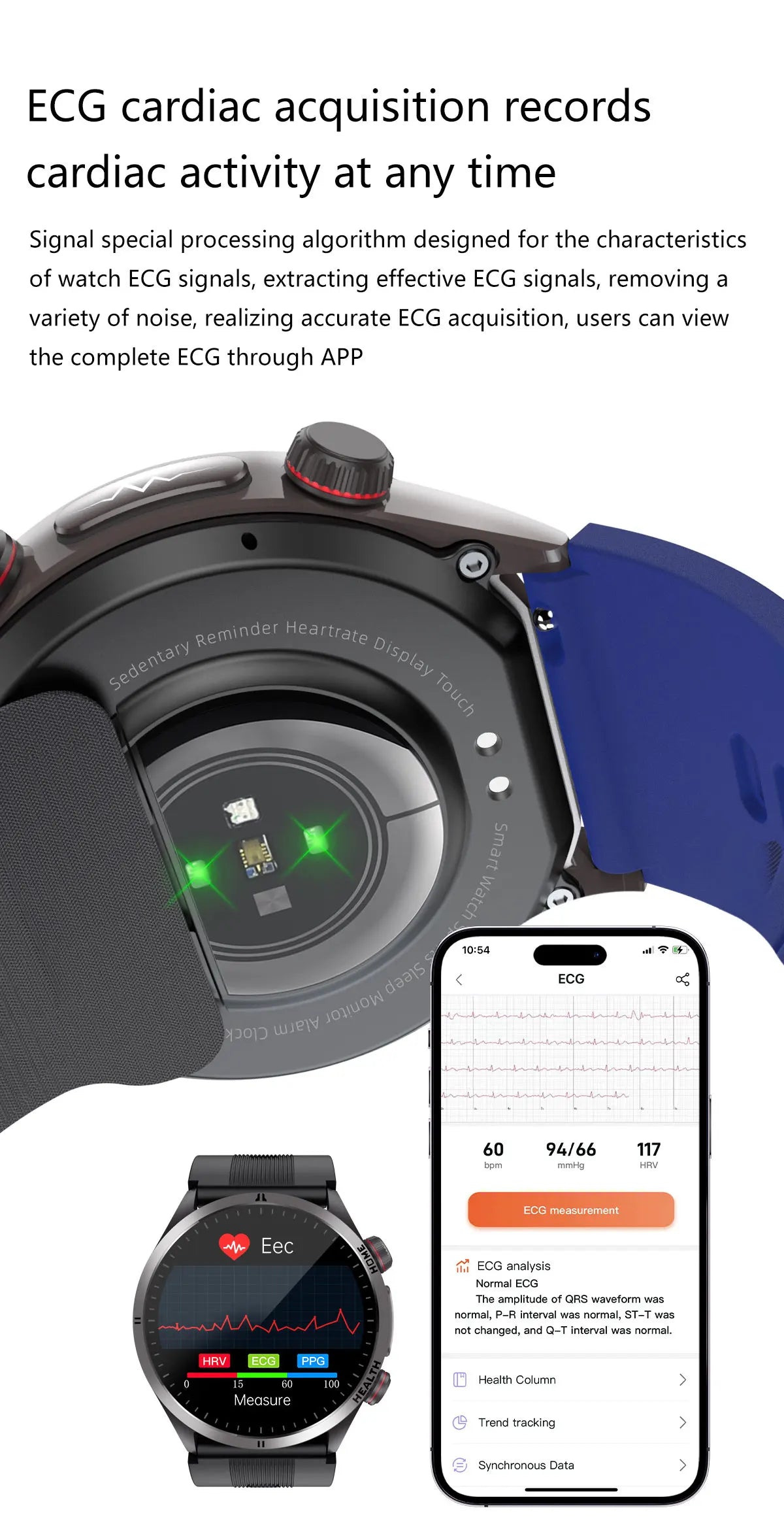 Airbag Smart Watch For huawei watch mens air Pump