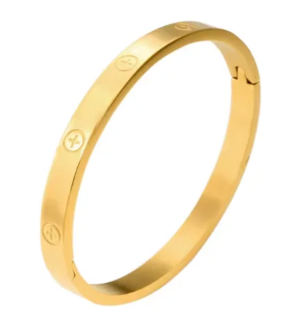 Stainless Steel With Zirconia Bracelet Simple Jewelry