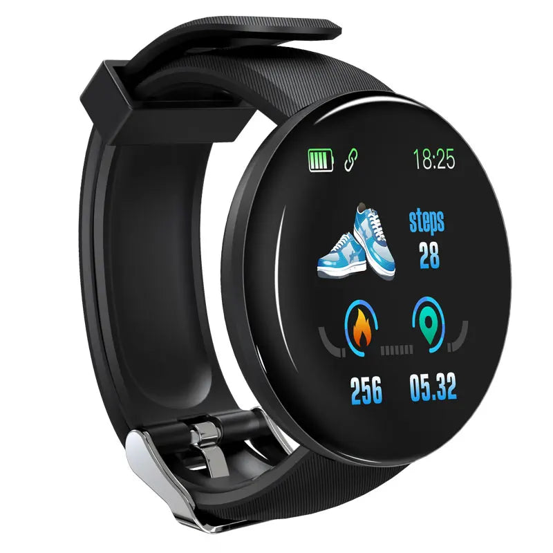 Smart Watch Men Women Smart Bracelet LED D18 Smartwatch Waterproof Smart Touch