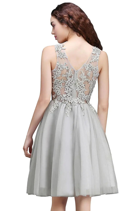 Homecoming Dresses: Evening Dresses O Neck Graduation Prom Cocktail Party Gowns