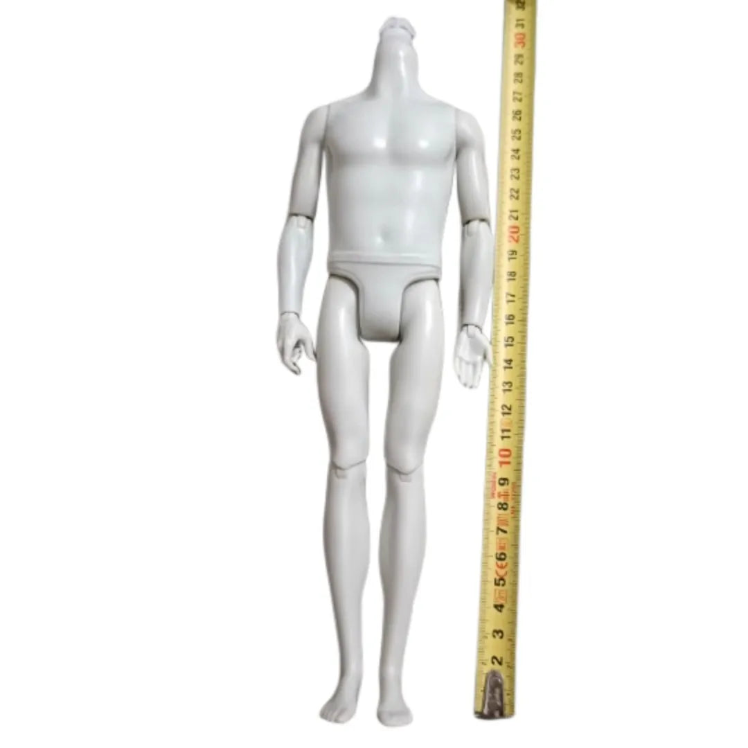 MENGF New Doll Heads Pink Beige Japan White Super White Blue Green Skin Doll Parts DIY Dressing Doll Body Figures Yoga Doll Body