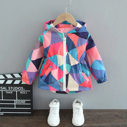 Bear Leader Kids Girls Spring Autumn Long Jackets 2023 New Fashion Kids Baby Butterfly Appliques Coats Casual Outerwear For 1-6Y