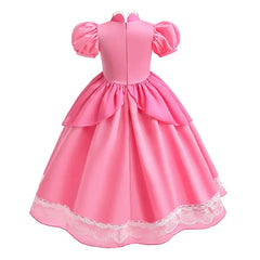 Halloween Peach Costume For Baby Girl Lace Dress Christmas Kid