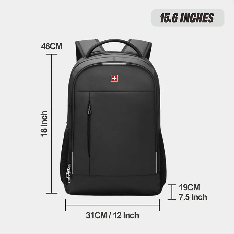 SWISS MILITARY Men Laptop Business Backpack Backpack 17 Inch Fashion School waterproof USB Large Capacity Bag mochilas Back Pack