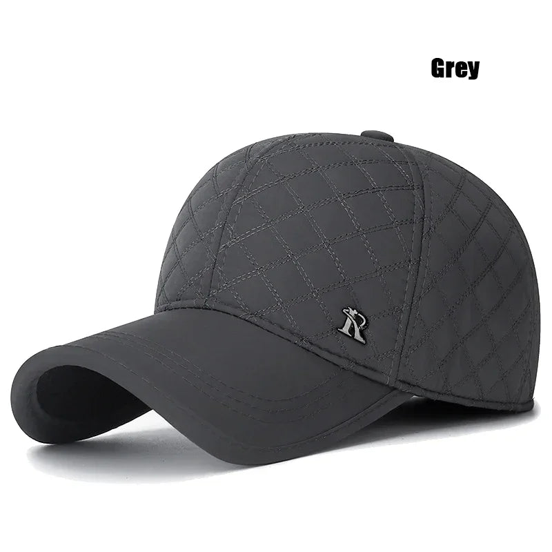 New Unisex Middle-Aged and Elderly Winter WindProof, Cold-Proof and Warm Baseball Cap With Ear Protection, Thickened Peaked Cap