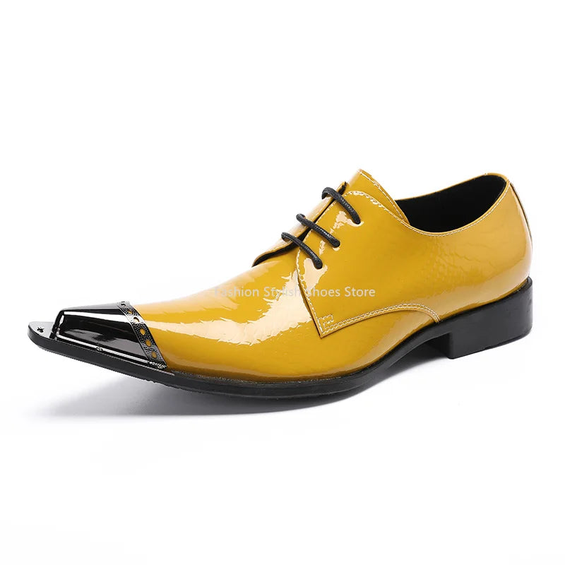 Luxury Men Leather Shoes Formal Dress Shoes for Male