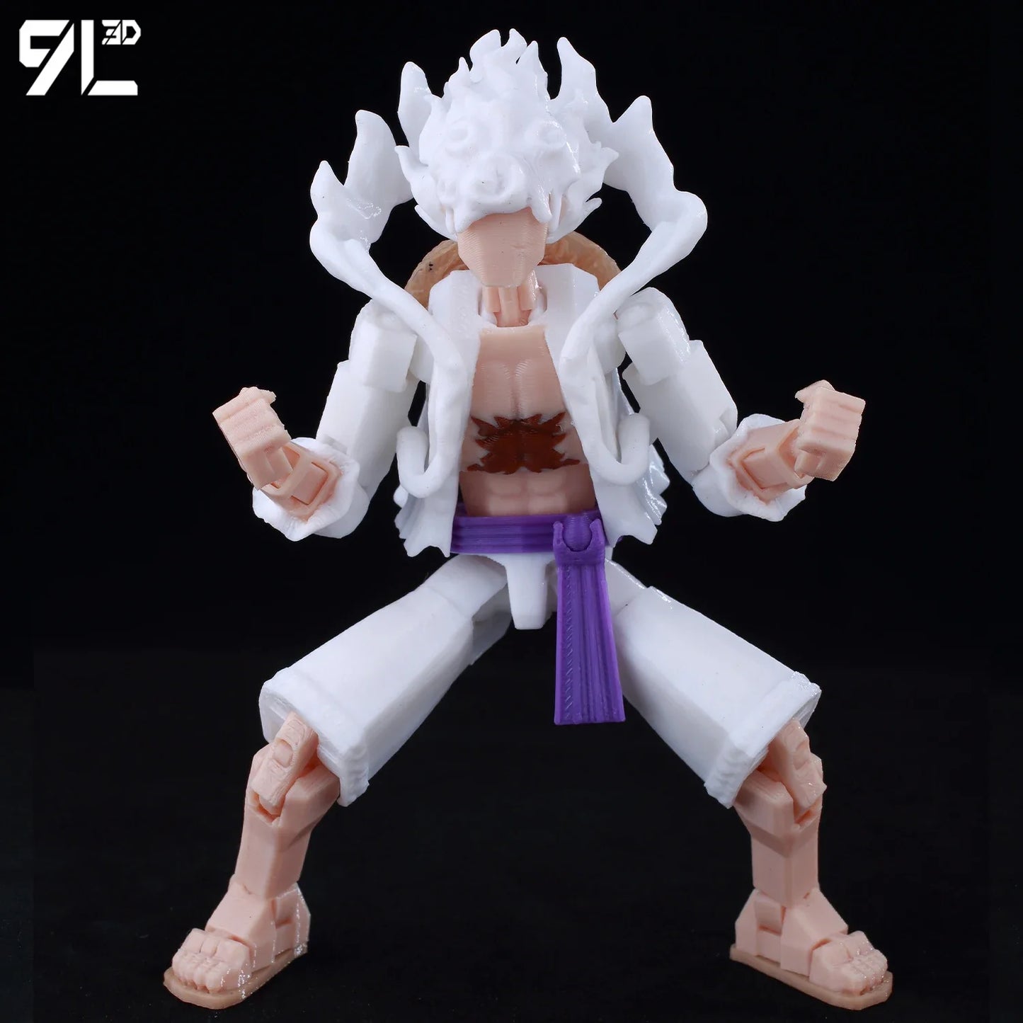 9L3D Printed Anime One Piece Naruto Demon Slayer Dummy13 Lucky T13 Movable Shapeshift Action Figures Mannequin Toys Collectors