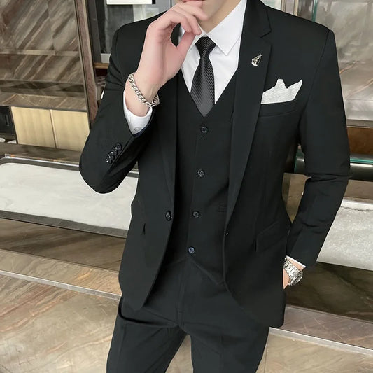Tuxedo for Mens: Men's Business Men's Formal Suit Casual Slim Fit Fashion