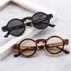 Sunglasses Retro Punk Gradient Shades Women Men Fashion Sunglasses