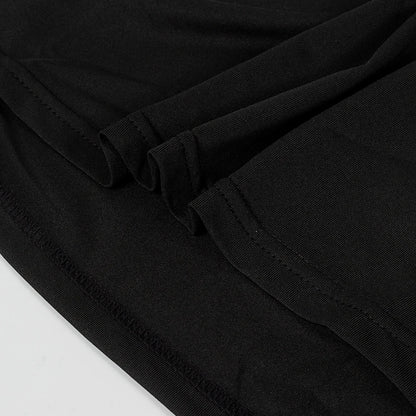 Men's Workout Compression Shirt Quick Dry Running T-shirt Turtleneck Long Sleeve Rash Guard Gym Base Layer Athletic Undershirt