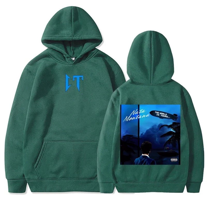 Natanael Cano Nata Montana Hoodies Corridos Tumbados Merch Women Men Hooded