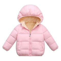 Baby Children Coats Winter Thick Jackets For Boys Warm Plush Thicken Outerwear