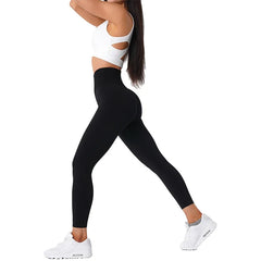 Solid Seamless Leggings Women Soft Workout Tights Fitness Outfits Yoga Pants