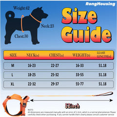 Dog Harness and Retractable Leash Set All-in-One. Automatic Anti-Burst Impact