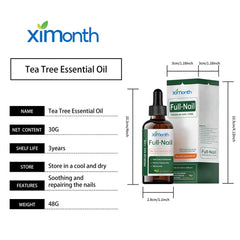 30ml Pure Natural Tea Tree Essential Oil Effectively Skin Fungus & Prevent Remove Nail Infection And Repairing Moisturizing