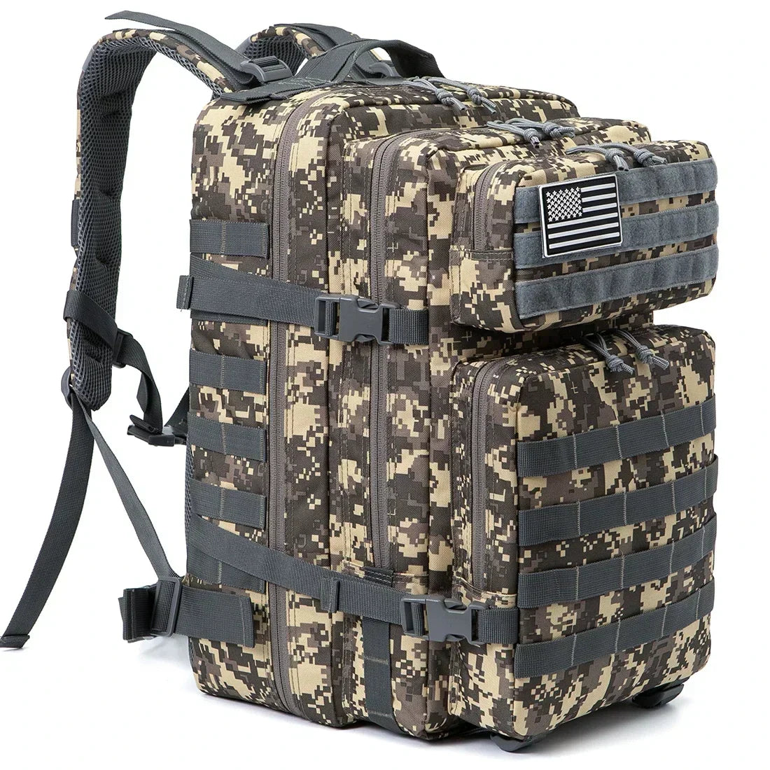 45L Tactical Backpack Large Capacity Outdoor Rucksack 3 Day Fitness Hiking Bag Hiking Camping Gear Backpacks