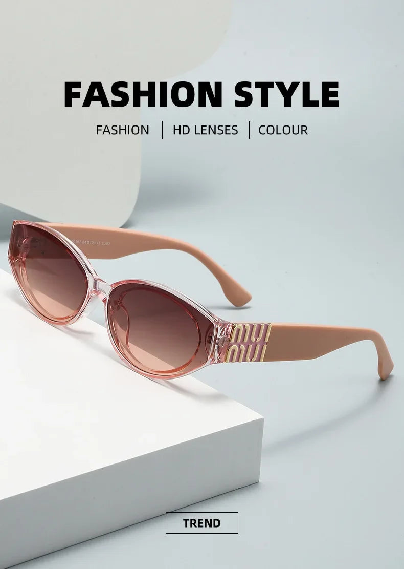 2025 New Fashion Cat Eye Sunglasses Women Men Brand Design Luxury Small Frame Sun Glasses Ladies Eyewears Oculos De Sol UV400
