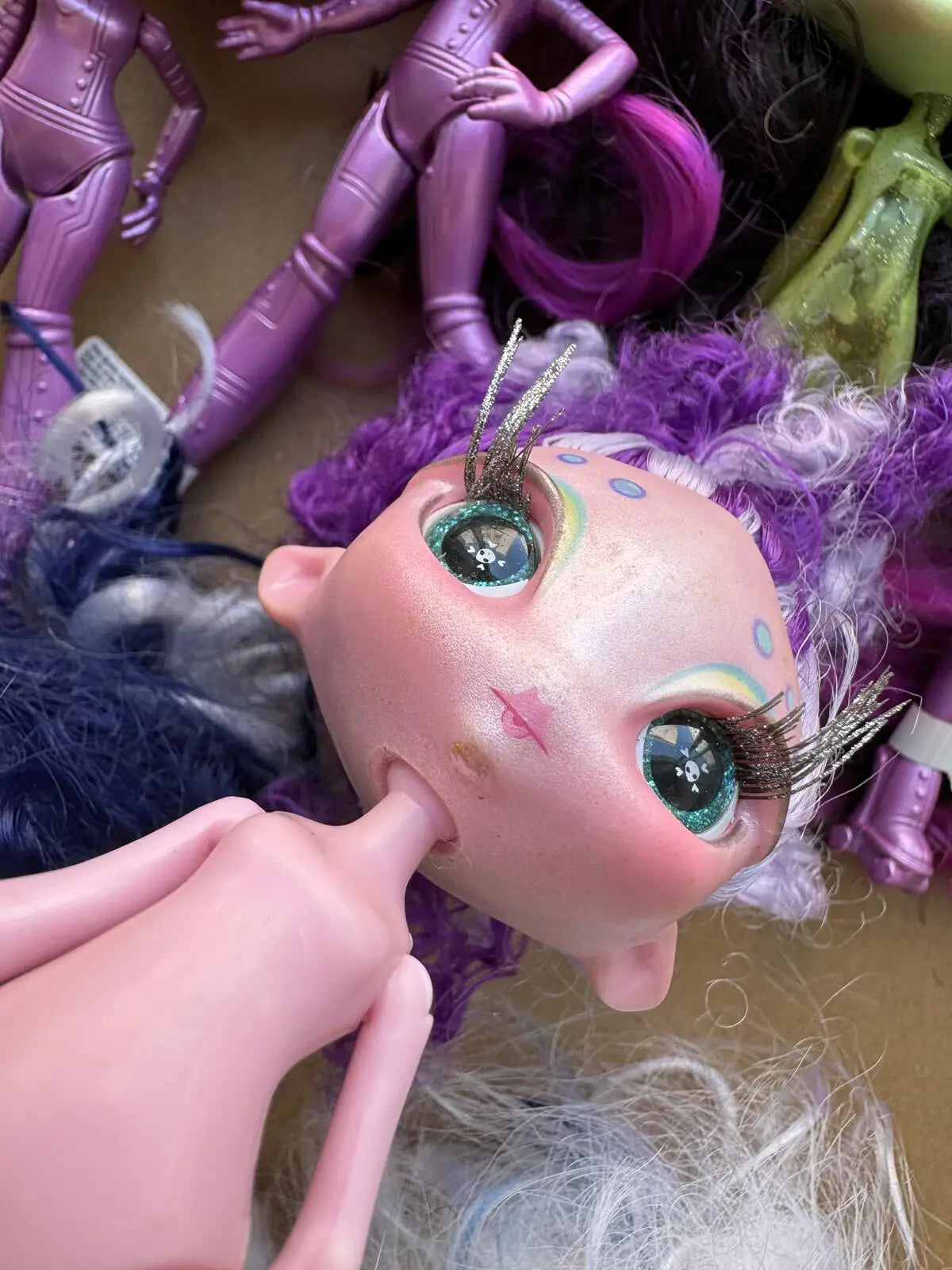 Original Una Verse Dolls Novi Stars with Defectives Joints Movable Rare Collections Gifts