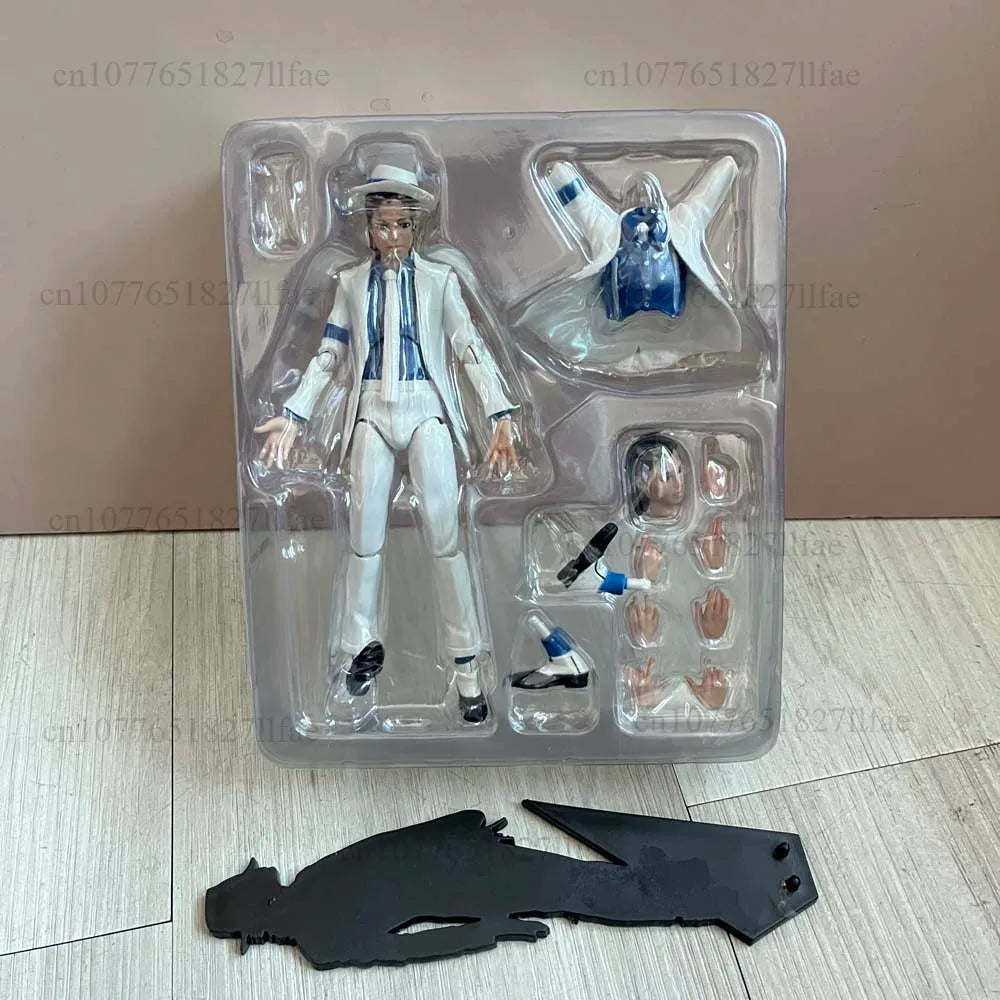 Michael Jackson Smooth Criminal Moonwalk Action Figure Model Toys Michael Jackson MJ Thriller Joint Movable Christmas Gift