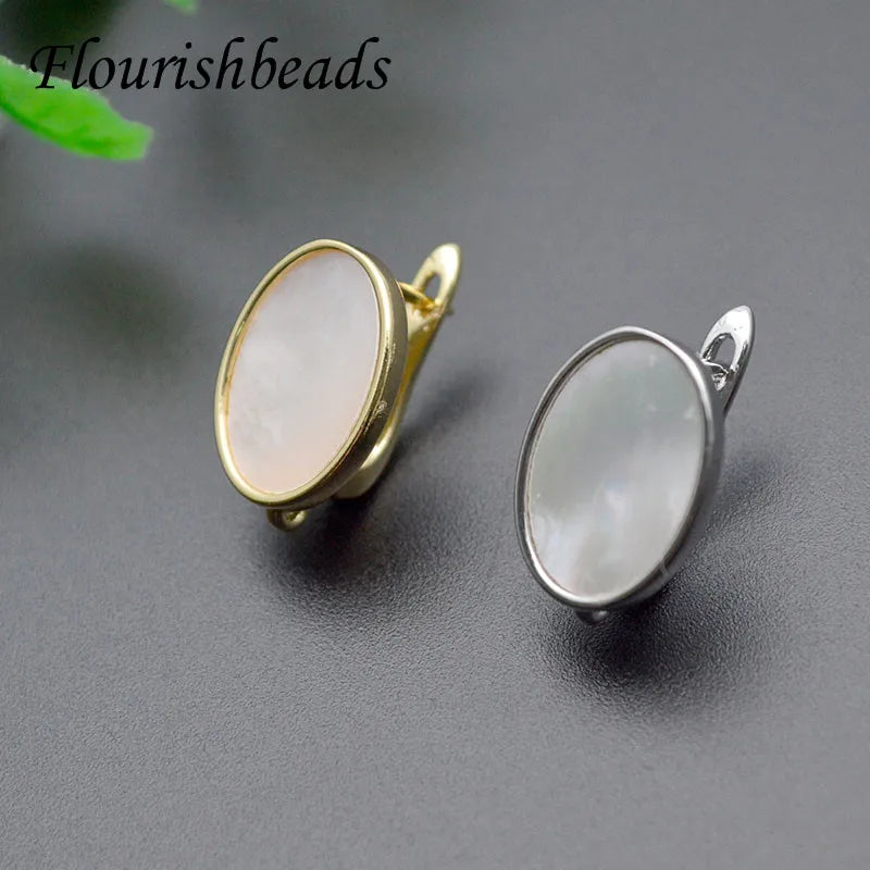 18k Gold Color Anti Fading Smooth Earring Hooks Shvenzy for Women DIY Wedding Christmas Earrings Jewelry Accessories 30pcs/lot
