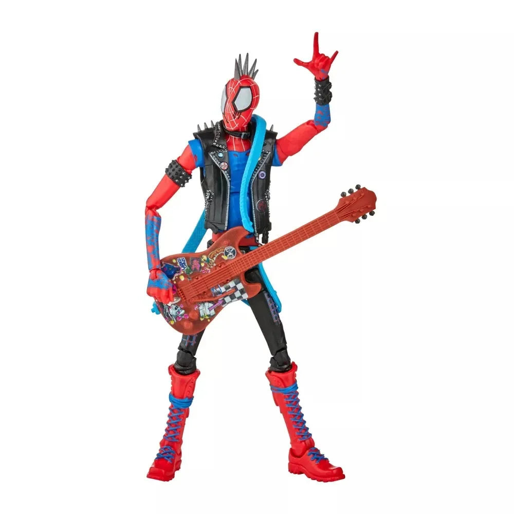 Hasbro SPIDER PUNK Spider Man Across the Spider Verse Action Figure Hobie Brown Toys Statue Model Doll kids for Toy Gift