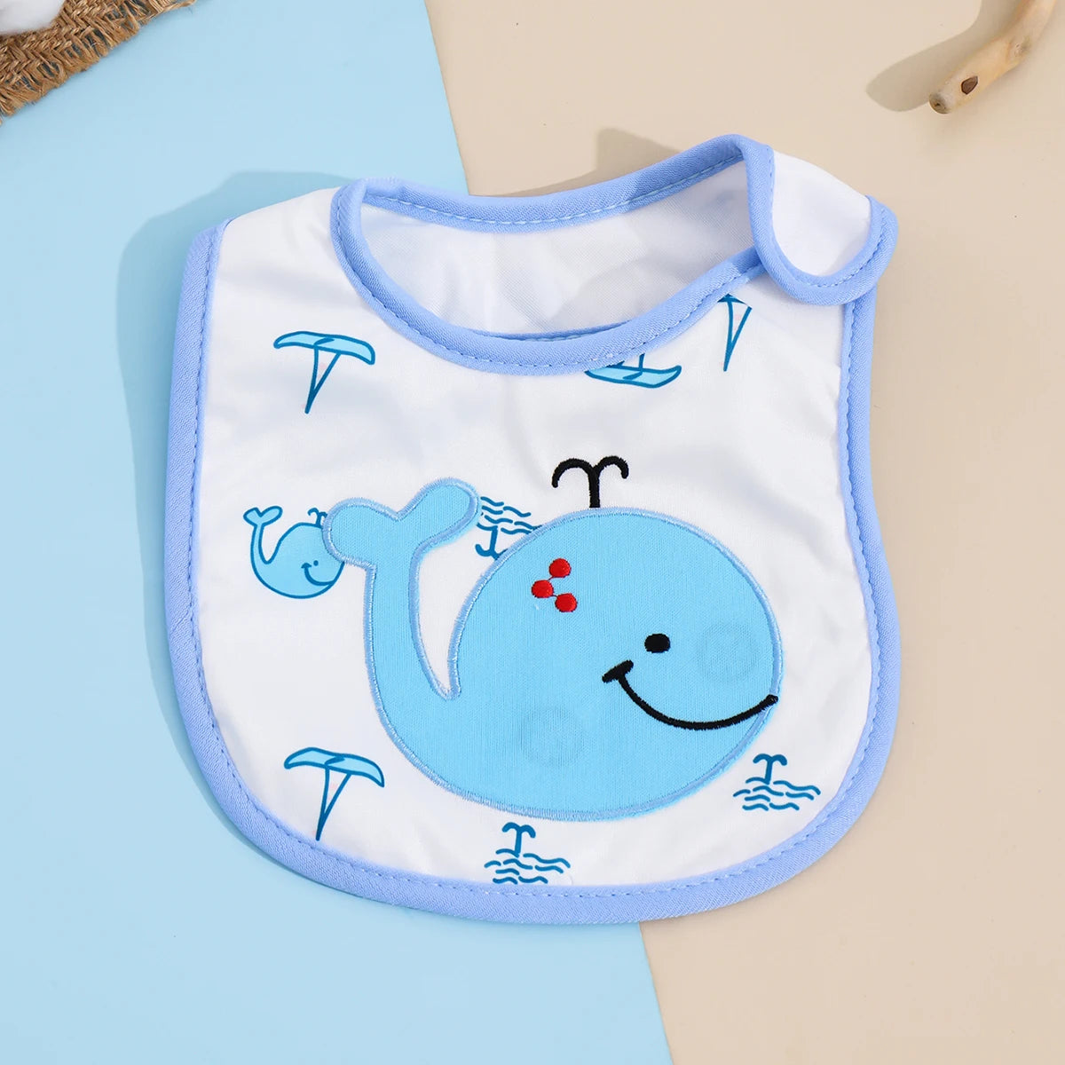 Baby Girl Boy Feeding Bibs Waterproof Apron Cartoon Towel Kids Toddler Dinner baberos Bandanas Burp Cloths