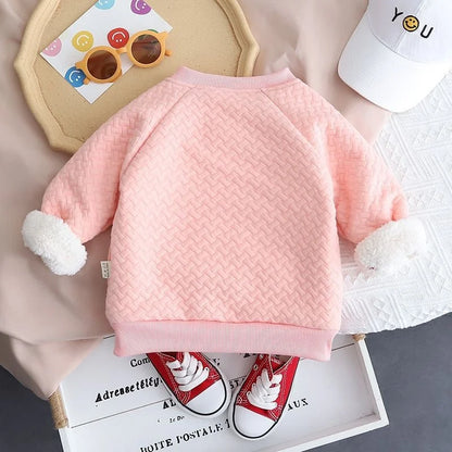 New Autumn Winter Baby Girl Clothes Children Boys Fashion Thick Jacket Toddler Casual Cotton Costume Kids Coat Infant Sportswear