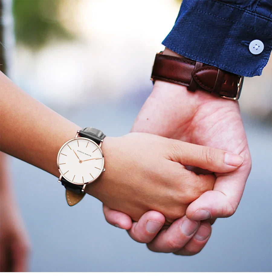 Hannah Martin Brand Japan Quartz Movement Women Fashion Watch Leather Strap Lady Wristwatches Waterproof Clock relogio feminino