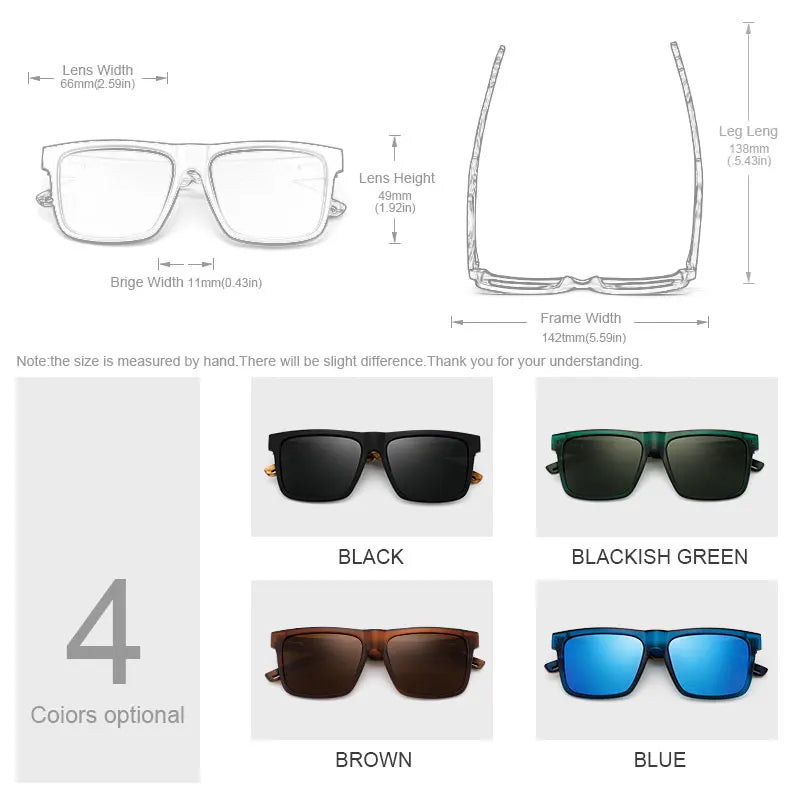 Sunglasses For Men Polarized UV400 Fashion Sunglass Mirror Sport sun glasses