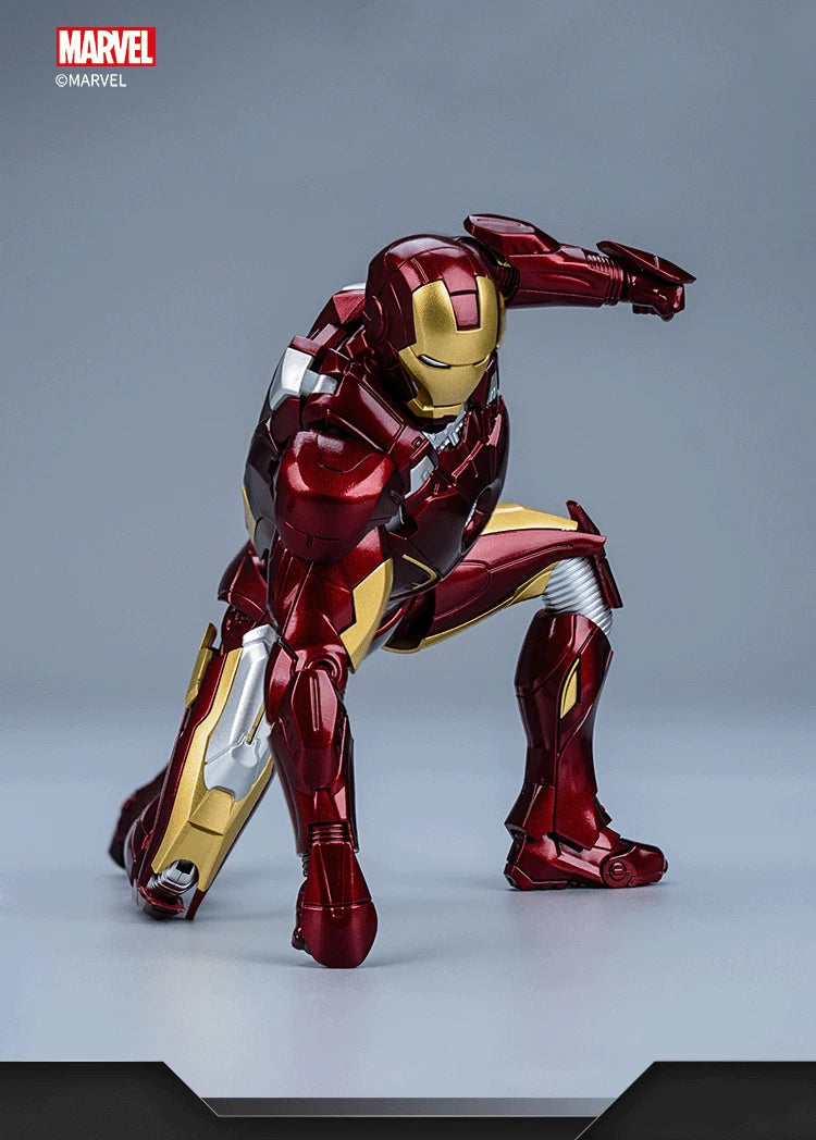 Fondjoy Marvel Iron Man MK7 Assemble Toy Iron Man Model 15cm ABS Material 1/12 Scale Action Figures Toy Birthday Gifts For Boys