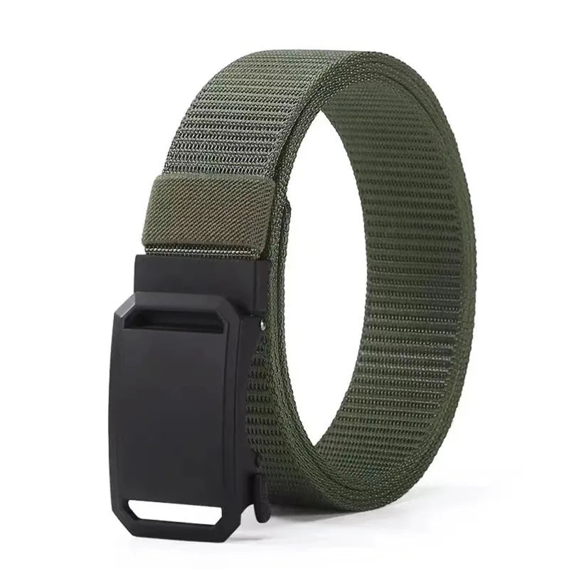 Men Belts Canvas Nylon Webbing Belt Fashion Casual Designer Unisex Belts High Quality Sports Military Strap Cargo Pants Belt