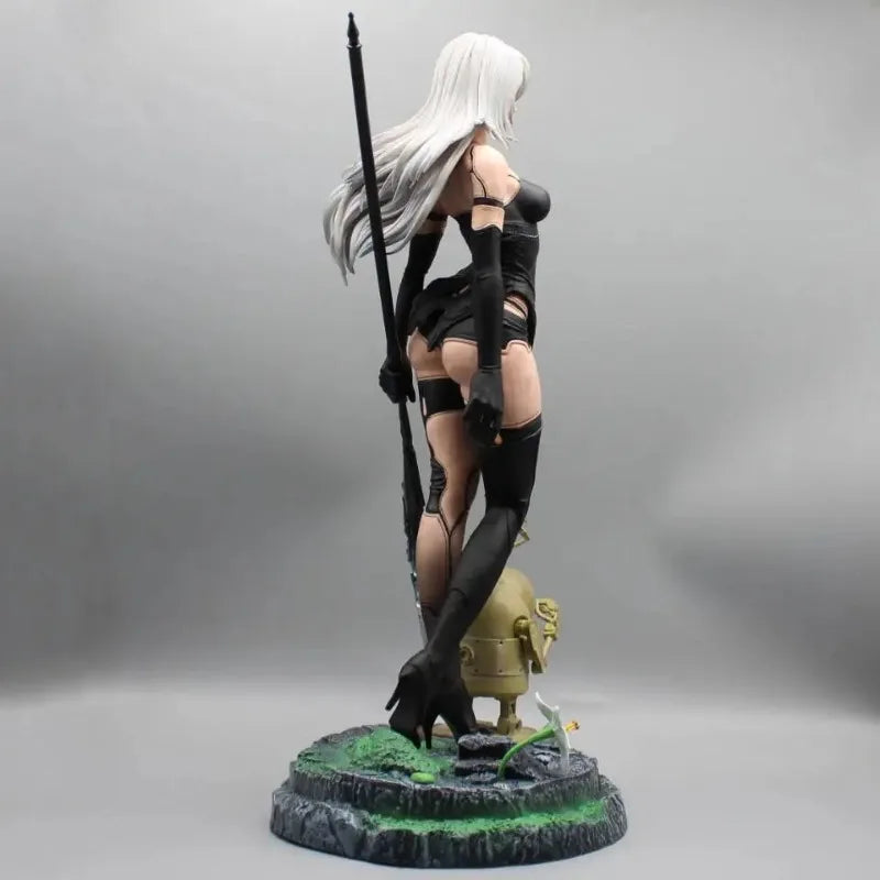 50cm Play Arts Kai NieR:Automata 2 Type B 2B Action Figure Sexy Deluxe Edition Ornaments Collection Desktop Display Gift Toys