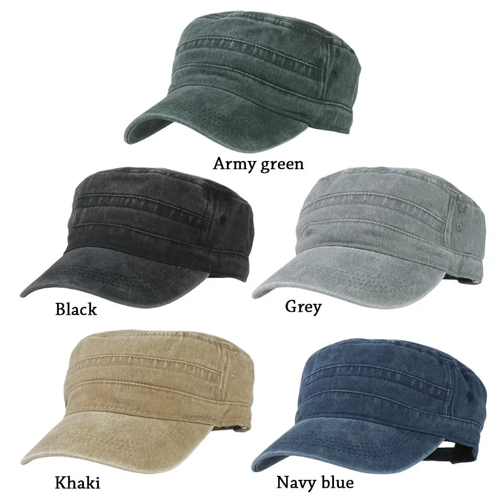 KMKM1PC Camouflage Army Hat Men Women Baseball Cap Camo Military Cadet Combat Fishing Cap