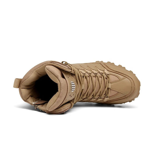 Men Boots Military Leather Boots Special Force Tactical Desert Combat Men's Boots