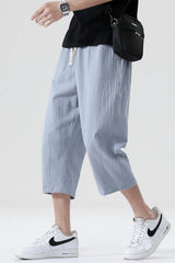 Casual Pants Men's Wild Cotton and Linen Loose Linen Pants Korean Style Trend