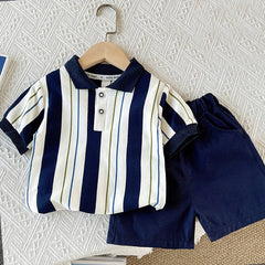 Children Clothing mother Kids Clothes Children's Sets Boys T-shirt Shorts Summer Cotton Short sleeve fashion Suit2PCS