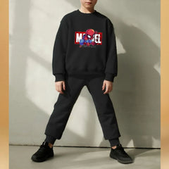 Anime Spiderman Printed Boys Sweatshirt Sets Spring/autumn Kids O Neck Hoodies Pants Two Piece Child Long Sleeve Clothes Set New