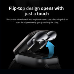 TWS Earphone Smartwatch 2.01" Headset 2 in 1 Smart Watch BT Call Blue Tooth Headphones Watches Heart Rate Sport Fitness Bracelet