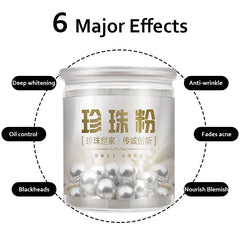 500g Natural Nano Pearl Powder Whitening Blackhead Spot Freckle Removal Facial Mask With Bowl Set Skin Care