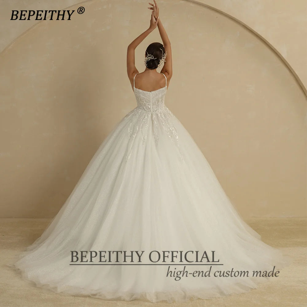 White Bridesmaid Dresses: Ivory Wedding Dresses For Women Spaghetti Straps